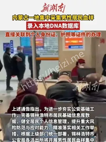 男性居民血样采集